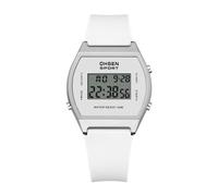 JewelryWe Montre Digitale Homme Femme: Montre Sport Numérique LED Coloré Montre à Bracelet en Caoutchouc avec Fonctions Calendrier et Réveil 3 ATM Etanche - Csdeau Homme Femme Ado