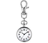 JewelryWe Montre d'infirmière Homme Femme - Montre Surface du Pointeur Lumineux en Chiffres Arabes & Porte-clés Sac à Dos Boucle Montre Infirmière …