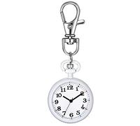 JewelryWe Montre d'infirmière Homme Femme - Montre Surface du Pointeur Lumineux en Chiffres Arabes & Porte-clés Sac à Dos Boucle Montre Infirmière …