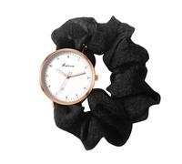 JewelryWe Montre Femme Bracelet Extensible: Montre Femme Fantaisie Elastique Analogique Quartz à Bracelet Bandeau de Cheveux Plaid Elegant et Doux - Cadeau Anniversaire Fête des Mères