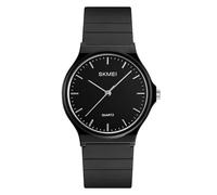 JewelryWe Montre Femme Homme Silicone: Montre Bracelet à Aiguille Unisexe Fantaisie Analogique Quartz Cadran Rond Simple Etanche 3ATM - Cadeau Anniversaire