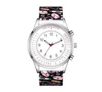 JewelryWe Montre Homme Femme Bracelet: Montre Infirmière avec Echelles Compteur d'Impulsions Bracelet en Silicone Analogique Quartz Étanche 3ATM - Cadeau pour Infirmières et Médecins