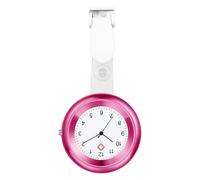 JewelryWe Montre Infirmière pour Blouse: Montre à Clip Quartz Accessoire Infirmiere avec Cadran à Grands Chiffres Arabes Lisibles Pratique pour Blouse Médicale, Cadeau Journée des Infirmières