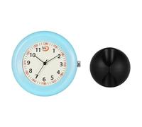 JewelryWe Montre Infirmière Quartz Professionnelle: Montre pour Stéthoscope Clip Amovible Cadran Lisible 24h Aiguilles Lumineuses Design Compact Cadeau Journée des Infirmières Médecins