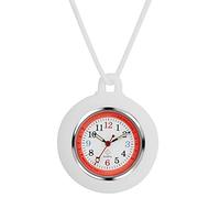 JewelryWe Montre Médecin Infirmière Homme Femme en Silicone Médecine de Protection de l'environnement de Surface de Calcul d'impulsion (Blanc)