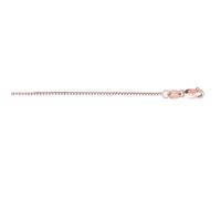 JewelryWeb Chaîne ronde en or rose 14 carats de 1,25 mm avec fermoir mousqueton pour homme et femme, 51 centimeters, Or Métal Or rose, Pas de gemme