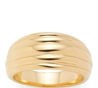 JEWELS BY LEONARDO Bague Elisabeth • Bague en acier inoxydable doré • Taille 20 (63) • Lignes enveloppantes • Forme rajeunie • Bijoux Cadeau pour femme • 025303, Acier inoxydable, Aucune pierre
