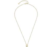 Jewels by Leonardo Ciao Clothilde 025739 Collier gourmette Fine en Acier Inoxydable doré avec Pendentif en Forme de Larme 42-47 cm de Long Bijou Cadeau pour Femme
