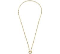 Jewels by Leonardo Collier Clip & Mix Tomke, chaîne d'ancre Large en Acier Inoxydable doré, Anneau intermédiaire pour Pendentif, 50-51,3 cm de Long, Bijoux Cadeau pour Femme, 025758