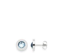 Boucles d'oreilles bleu clair Matrix