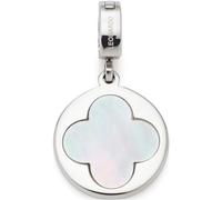 Leonardo Jewels Clip&Mix Lida 023661 Pendentif en acier inoxydable avec motif trèfle en nacre personnalisable, Eine Größe, Acier inoxydable, Pas de gemme