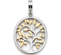 Leonardo Jewels Pendentif Clip&Mix Milo 023620 - En acier inoxydable - Avec arbre de vie - Bicolore - Cadeau pour femme, Eine Größe, Acier inoxydable, Pas de gemme