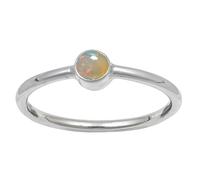 JEWELSTREZORO Bague en argent sterling 925 avec pierre précieuse faite à la main - Cadeau pour hommes et femmes - Toutes les tailles - TSR107AA, 62 (19.7), Métal précieux Pierre précieuse, Opale