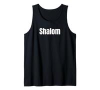 Jewish Hebrew Faith Phrase Design Shalom Chai Tess and More Débardeur