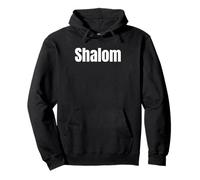 Jewish Hebrew Faith Phrase Design Shalom Chai Tess and More Sweat à Capuche