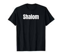 Jewish Hebrew Faith Phrase Design Shalom Chai Tess and More T-Shirt