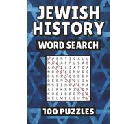 Jewish History Word Search: 100 Pages of Judaism Puzzles, Word Scramble, Word Find, and Vocabulary Activities for Kids, Adults, and Seniors