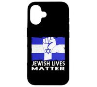 Jewish Lives Matter Drapeau d'Israël Save Jerusalem Proud Jew Coque pour iPhone 16