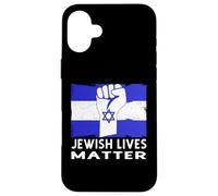 Jewish Lives Matter Drapeau d'Israël Save Jerusalem Proud Jew Coque pour iPhone 16 Plus