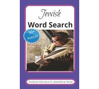 Jewish Word Search Book: Easy to Read Print with Puzzles about Jewish Life, and Hebrew Living. 110 pages, 6X9 inches, 50+ Puzzles
