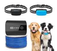 Jewyow Clôture électrique pour chiens, clôture électrique souterraine pour 2 chiens