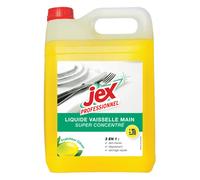 Jex Liquide vaisselle main Citron, Bidon 5 l - Jaune