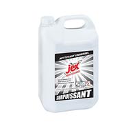 JEX Professionnel - Nettoyant Surpuissant - Spécial salissures fortes - Toutes surfaces - Dégraisse et désinfecte - Parfum menthe - 5L - Fabrication française