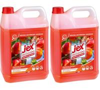 JEX Professionnel - Triple action - Nettoie, parfume et désinfecte - Multi usages - Contact alimentaire - Sans allergènes - Parfum Vergers de Provence - 5L - Fabrication française (Lot de 2)