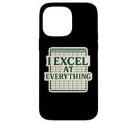 J'excelle dans Tout ce Qui concerne Funny Spreadsheet Expert Comptable Coque pour iPhone 14 Pro Max