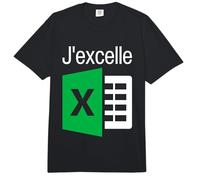 J'excelle Tableau Excel Feuilles De Calcul Logiciel Tableur Comfort Colors Adult Heavyweight T-Shirt