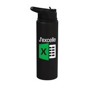 J'excelle Tableau Excel Feuilles De Calcul Logiciel Tableur Stainless Steel Insulated Water Bottle