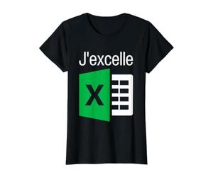 J'excelle Tableau Excel Feuilles De Calcul Logiciel Tableur T-Shirt Graphique avec Valeur