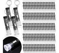 Jexine Lot de 500 mini porte-clés en vrac, petits porte-clés à DEL, petits porte-clés portables pour Halloween, cadeaux de fête d'Halloween, sacs de friandises, randonnée, sommeil, lecture