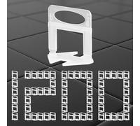 JEXNOVASHOP-1200pièces Croisillon Autonivelant 2mm Croisillons Autonivelants Croisillon Carrelage Autonivelant Cale Carrelage Sol Calle de Nivellement pour Carrelage Kit Joint Carrelage Cales en Plas