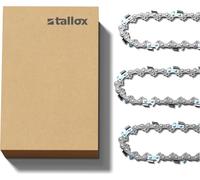 JEXNOVASHOP-3 Chaînes de tronçonneuses 3/8"" 1,3 mm 56 maillons longueur de guide-chaîne 40 cm compatible avec Oregon Dolmar Einhell Makita Black & Decker et autres