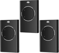 Jexnovashop-3 X Émetteurs De Portail 868 Mhz À 4 Canaux ¿ Compatibles Avec Les Modèles Xt4 868 Slh Lr, Xt2 868 Slh Lr, Xt4/Xt2 868 Slh ¿ Remplacement Pour Télécommande Pour Automatisme De Porte Et Ga