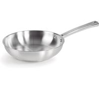 Jexnovashop-45420 - Poêle Foodie, Poêle En Acier Inoxydable 18/10, Sans Revêtement Antiadhésif, Convient À Tous Types De Cuisinières, Y Compris L'induction Et Le Four, Compatible Lave-Vaisselle, Ø20c