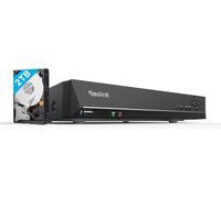 JEXNOVASHOP-4K PoE NVR 8 Canaux Caméra de Sécurité à Domicile Enregistrement de Vidéo avec Disque Dur de 2TO Supportez 16MP/12MP/8MP/5MP/4MP HD IP Caméra RLN8-410