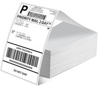 JEXNOVASHOP-500 Étiquettes Thermiques 4x6 Pouces (10x15 cm) pour Expédition - Autocollantes Résistantes à l'Eau et aux Rayures - Compatibles avec Imprimantes Zebra, Munbyn, Vretti, Phomemo et Autres