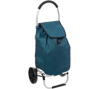 Jexnovashop-5five - Chariot De Course Pliable 2 Roues Modern Color Bleu Pérole