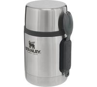 JEXNOVASHOP-Adventure Stainless Steel All-In-One Food Jar 0.53L avec cuillère-fourchette - Sans BPA - Maintient la température (chaud ou froid) pendant 12h - Couvercle étanche qui sert de Tasse