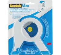 JEXNOVASHOP-Applicateur de Ruban de Masquage avec 1 Rouleau (36 mm x 18,2 m) Multi-Surfaces - Pour Moulures, Plinthes, Fenêtres et Encadrements Portes