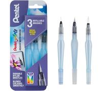 Jexnovashop-Aquash Brush Frh, Lot De 3 Pinceaux À Réservoir D'eau Pointes Fine/Moyenne/Large (L'emballage Peut Varier)