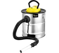JEXNOVASHOP-Aspirateur de Cendres - Cheminée, Pellet et Barbecues - Puissance 1.200W - Capacité 20 L - Fabriqué en Acier Inoxydable - Inclus 1m de Tuyau et Couvercle de Filtre - Fonction Soufflerie -