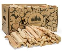 JEXNOVASHOP-Bois d'allumage et Chauffage Allume feu pour cheminée poêle Four Pizza ooni cuisinières Barbecue Weber Charbon et brasero. 6 kg Bois séché hêtre chêne Boite Allumette Offerte