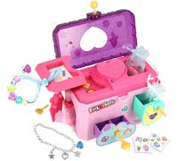 JEXNOVASHOP-Boîte à bijoux secrète avec enregistreur de message vocal, boîte à bijoux pour filles avec compartiments secrets contenant des bijoux à fabriquer. Cadeaux pour filles à partir de 5 ans