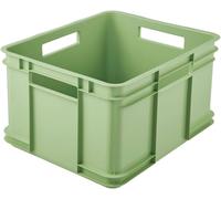 Jexnovashop-Boîte De Transport Avec Poignées, Euro-Box Xl, 28 L, 43 X 35 X 24 Cm, Bruno Eco Line, Vert (Eco Grass Green)