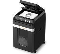 Jexnovashop-Bonsaii Destructeur De Documents Auto Feed 200 Feuilles, 60 Min De Fonctionnement, Micro-Coupe P-4, Bac 31l, Mode Manuel Pour Cartes De Crédit, Silencieux & Écoénergétique, Idéal Bureau,
