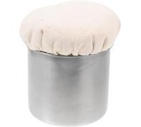 JEXNOVASHOP-Brosse À Huile En Acier Inoxydable - Outil Pratique Pour Badigeonner Crêpes Et Barbecue 9.5 X 9.0 Cm Résistante À L'Usure Éponge Pour Huile