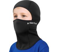 Jexnovashop-Cagoule D'hiver Chaude Pour Enfant - Sous Casque Coupe-Vent - Balaclava Pour Garçons Et Filles - Idéal Pour Cyclisme, Ski, Vélo - Noir, Taille Unique 45-56cm - A2